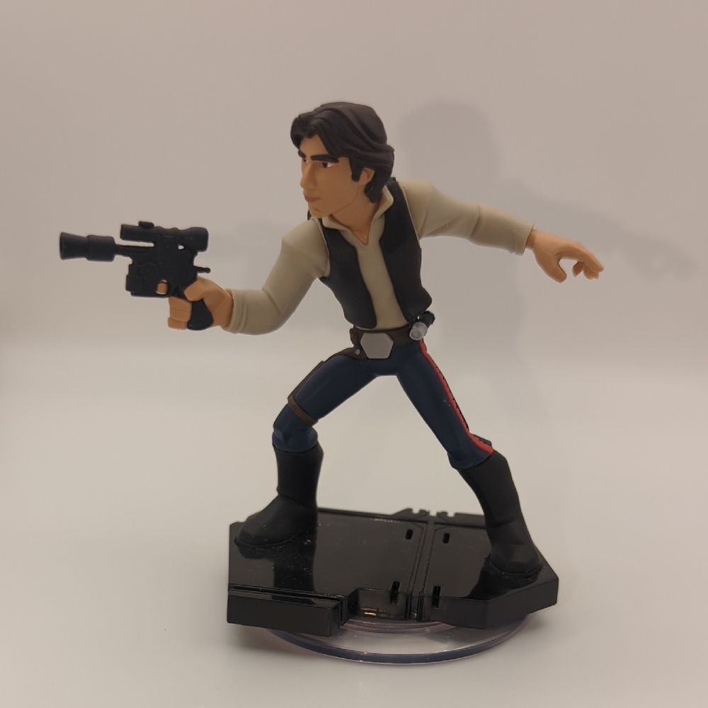 Star Wars Disney Infinity Han Solo Action Figure with Black Vest and Blue Pants